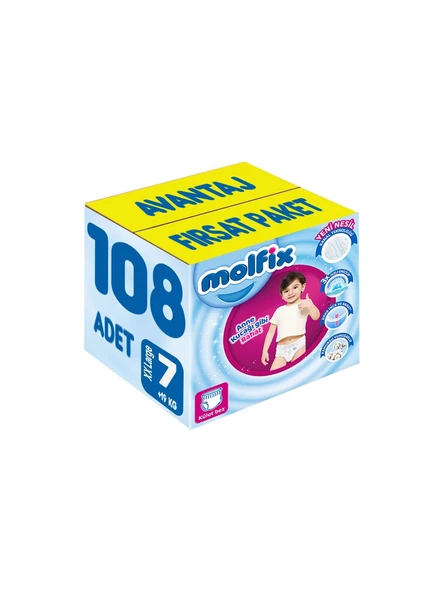 Molfix 7 Beden XX Large 108'li Külot Bez