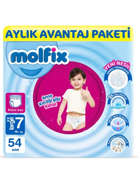 Molfix 7 Numara XX Large 54'lü Külot Bez