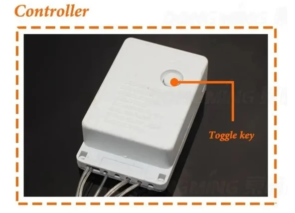 10 Metre 100 Ledli Fişli Led, Dekor Lambası 10m Rgb Yılbaşı Ağacı Işığı - 4