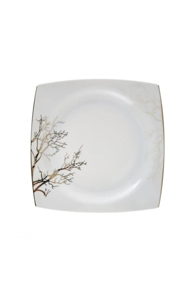 Karaca Autumn Fine Cream 60 Parça 12 Kişilik Yemek Takımı Kare - 3