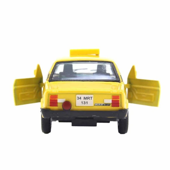 13 cm Sesli ışıklı Metal Çek Bırak  Taksi 7106 - 2