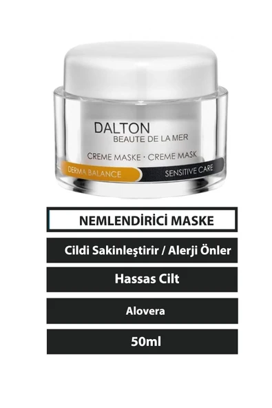 Hassas Alerjik Ciltler Için Yatıştırıcı Kaşıntı Giderici Derma Balance Krem Maske