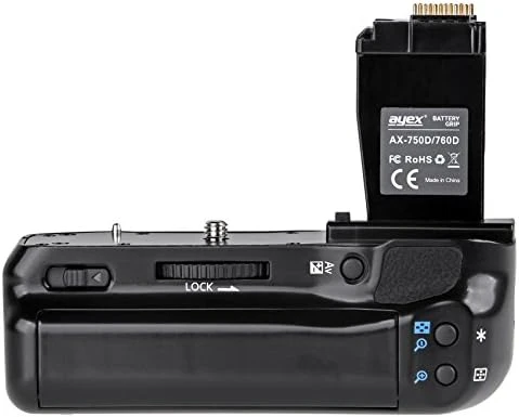 Ayex, Canon EOS 750D, 760D, 8000D İçin AX-750D Battery Grip, BG-E18 - 8