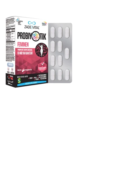 Zade Vital Probiyotik Feminen 30 Kapsül ürün görseli