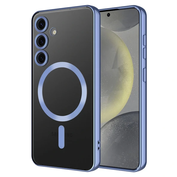 Galaxy S24 FE Kılıf Kamera Korumalı Magsafe Wireless Şarj Özellikli Redclick Demre Kapak - Resim 8