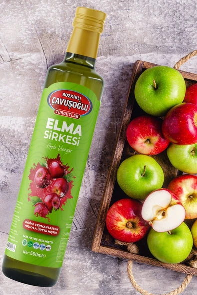 Elma Sirkesi Doğal Fermantasyon 500ml - 4