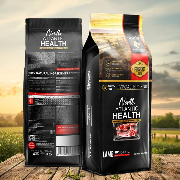 North Atlantic Health Kuzu Etli Yetişkin Köpek Maması 15KG - Mutamin Fabrikadan Orjinal - 4