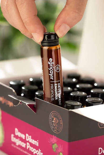 Deve Dikeni Enginar Propolis Ampul Takviye Edici Gıda - Resim 4