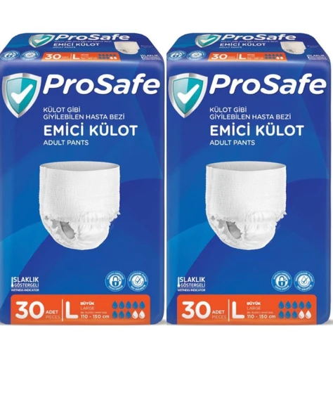 Prosafe Emici Külot Large Büyük Boy 60 Adet