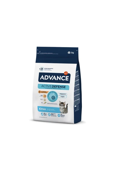 Advance Kitten Tavuklu  Yavru Kedi Maması 3 kg