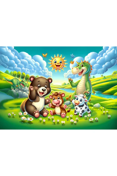 Art Puzzle Art Çocuk Mutlu Güneş 25 Parça Puzzle - 2