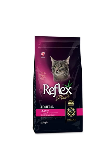 Reflex Plus Choosy Somonlu Yetişkin Kedi Maması 1,5 Kg