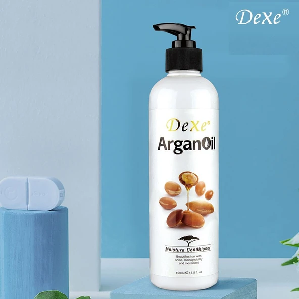 DEXE Argan Oil from MOROCCO 400 ml Moisture Conditioner Argan Yağı Nemlendirici Saç Kremi