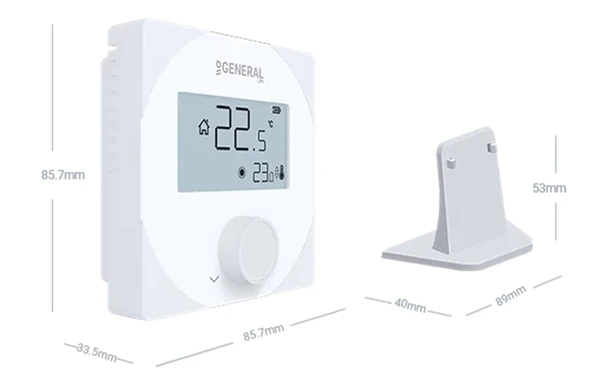 General Life Aruna HT25S Rf Kablosuz Oda Termostatı - 4