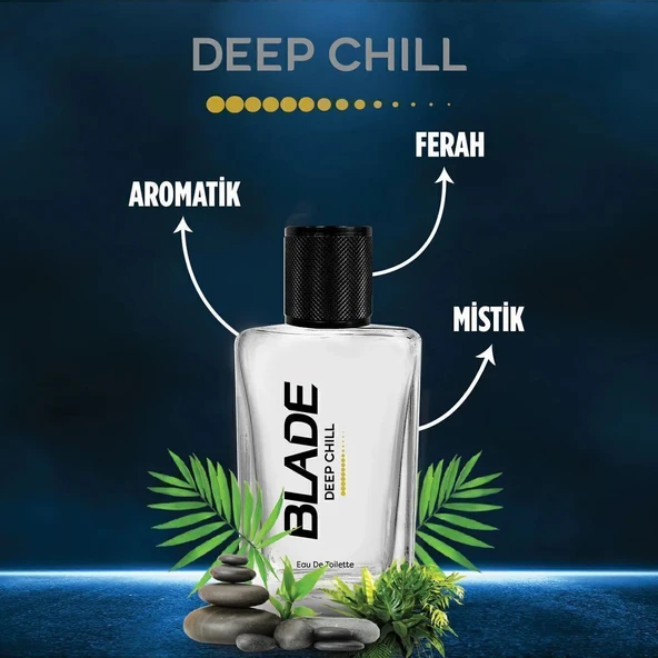 Blade Deep Chill Edt Erkek Parfüm 70 ml - Resim 3