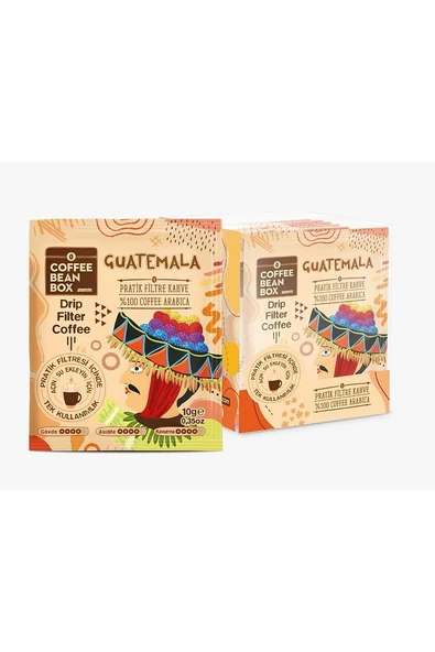 Guatemala Pratik Filtre Kahve 10 gr X 10 Adet Aç-iç-at