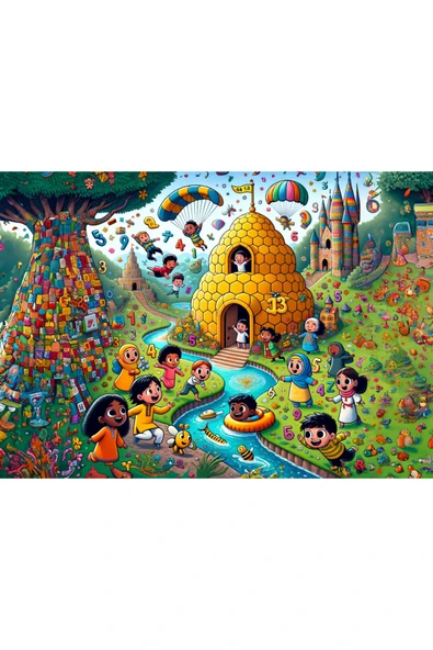 Art Puzzle Art Çocuk Sayılar Ülkesi 50 Parça Puzzle