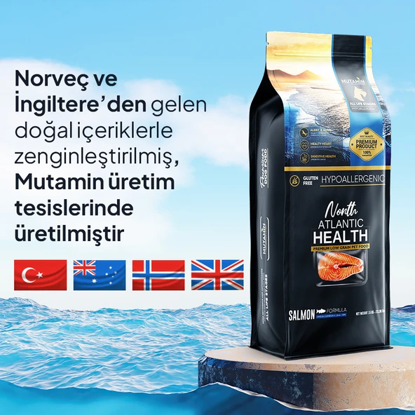 North Atlantic Health Somonlu Yetişkin Köpek Maması 15KG - Mutamin Fabrikadan Orjinal - 3