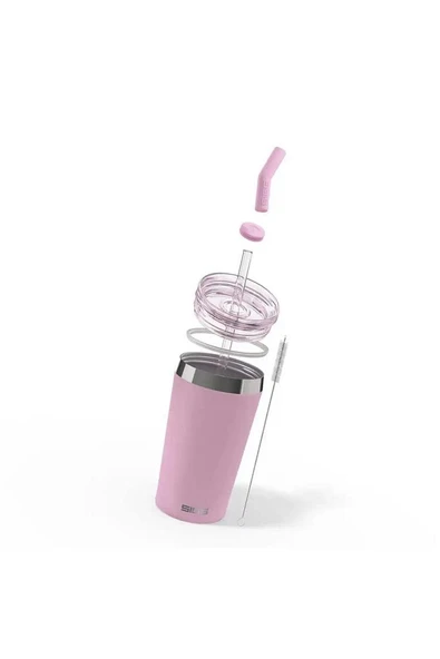 6015.30 Helia 0,45lt Çelik Termos, Pembe - 8
