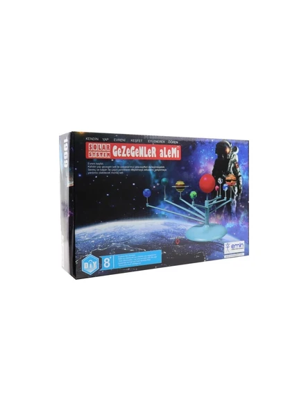 Gezegenler Alemi Boyanabilir, Ayaklı Güneş Ve Gezegen Sistemi, 3 Boyutlu Planetarium, Güneş Sistemi Modeli - 3