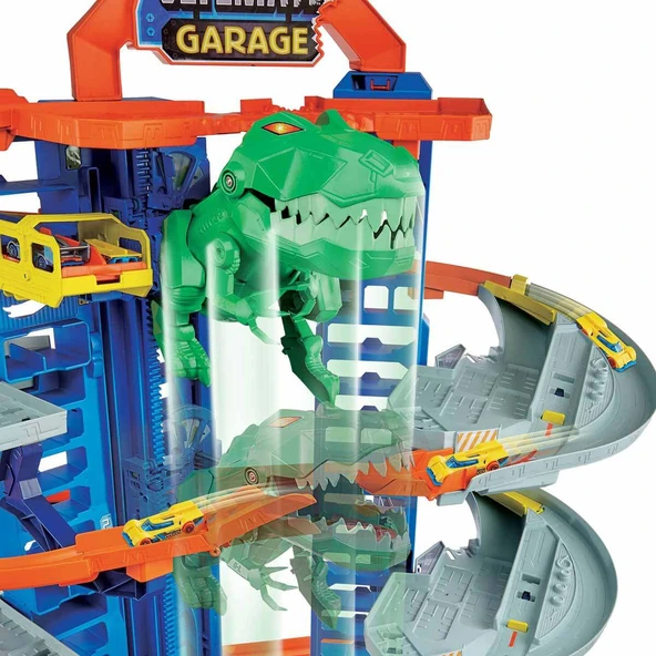 Hot Wheels Robotik T-rex Ultimate Garaj GJL14 - 4