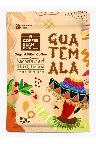 Guatemala Filtre Kahve 10 x 80 gr Ekonomik Paket - 2