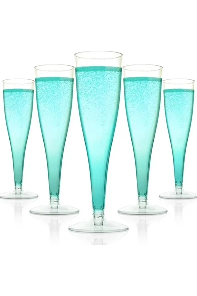 Beysüs Plastik Şampanya Kadehi 6'lı 120 ml - 4