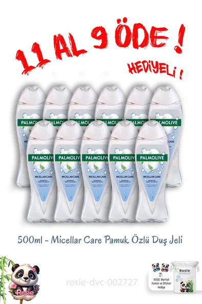 11 Al 9 Öde Micellar Care Pamuk Özlü Duş Jeli 500 Ml ve Rosie Hediye ürün görseli