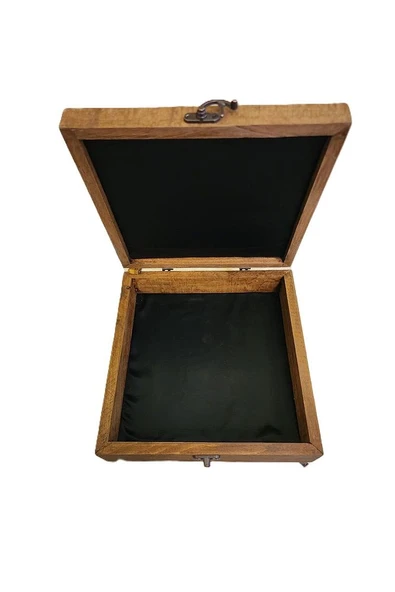 Mia92-çini Organizer - Takı-mücevher-ikramlık Kutusu Ahşap Çinili -çok Amaçlı (EL IŞÇİLİĞİ)22*22 Cm - 6