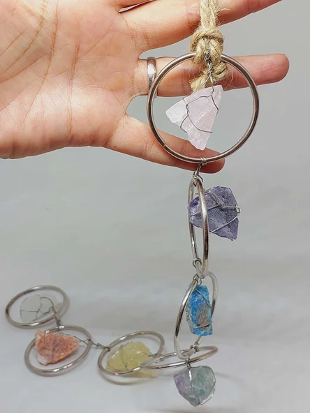 7 Çakra Sembollü Rüzgar Çanı (55868) - 6