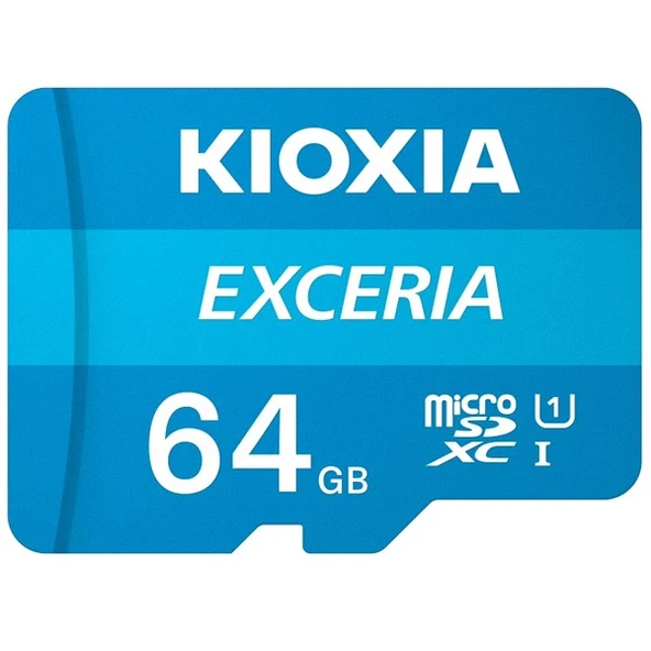 <![CDATA[KIOXIA MicroSD 64GB EXCERIA LMEX1L064GG2 Class10 Hafıza Kartı]]>