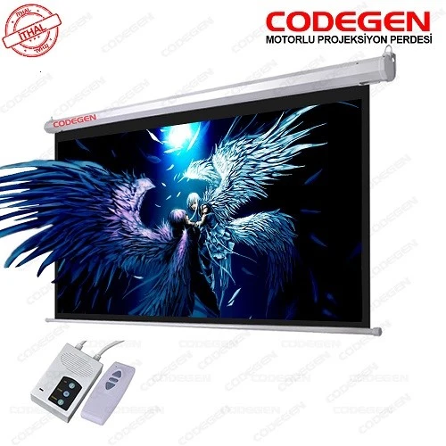 <![CDATA[CODEGEN EX40 400x300 Motorlu Projeksiyon Perdesi]]>