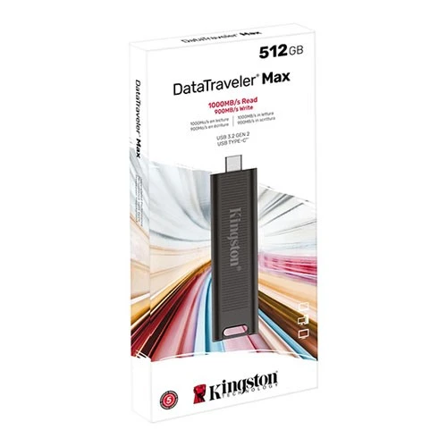 <![CDATA[KINGSTON 512GB USB-C 3.2 Gn2 DTMAX/512GB USB BELLEK]]>