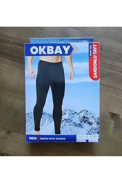 Mia Okbay Erkek Şardonlu Termal İçlik Tayt Kutulu