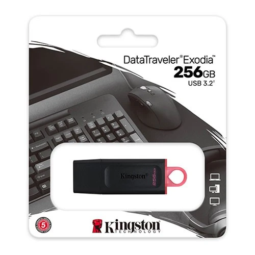 <![CDATA[KINGSTON 256GB USB3.2 DTX/256GB USB BELLEK]]>