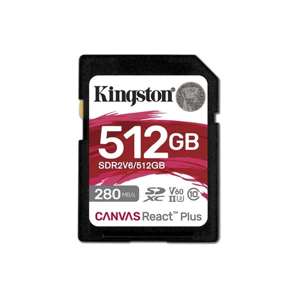 <![CDATA[KINGSTON 512GB React+ SDR2V6/512GB SDXC HAFIZA KARTI]]>