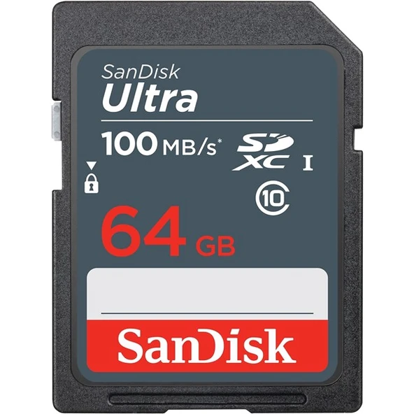 <![CDATA[SANDISK 64GB ULTRA SDSDUNR-064G-GN3IN SDHC HAFIZA KARTI]]>