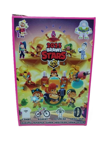 Hayal Sepeti 360 KART+ 60 STİCKER Brawl Stars 2025 Yeni BÜYÜK KUTU TÜM SERİ - 4