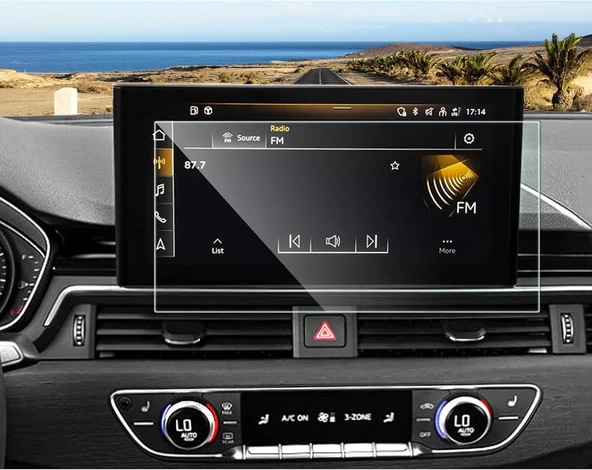 Audi Q5 2021-2025 Model 10.1 inç Multimedya Navigasyon Uyumlu 9H Nano Ekran Koruyucu - 3