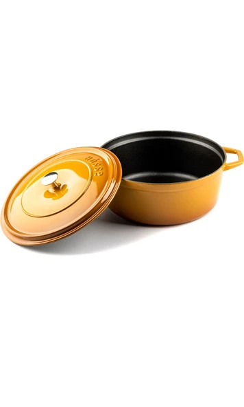 Hosse Demir Döküm 24 cm Derin Tencere - HS Y DT 24 - 3