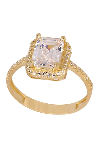 Cigold Taşlı Yüzük 14 Ayar Altın 2.24 Gr OA-C11401029009 - 3