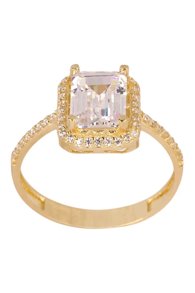 Cigold Taşlı Yüzük 14 Ayar Altın 2.24 Gr OA-C11401029009