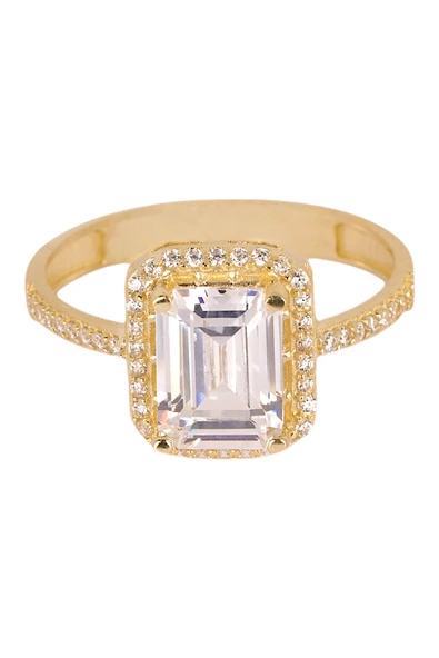 Cigold Taşlı Yüzük 14 Ayar Altın 2.24 Gr OA-C11401029009 - 4