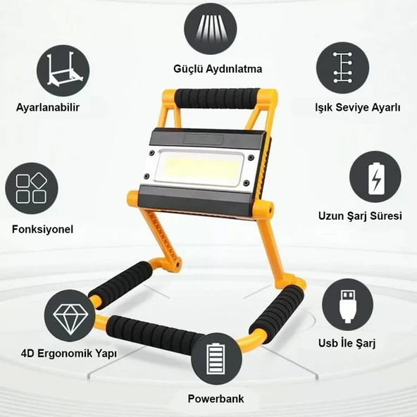 1300 Lümen Güçlü Aydınlatma  Wt-328 - 3