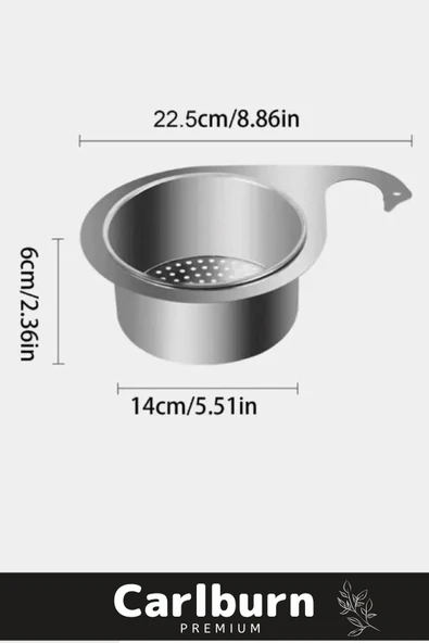 Özel Üretim Kuğu Tasarımlı Paslanmaz Çelik Korozyona Tıkanmaya Asılabilen Etkili Lavabo Drenaj Sepet - 3