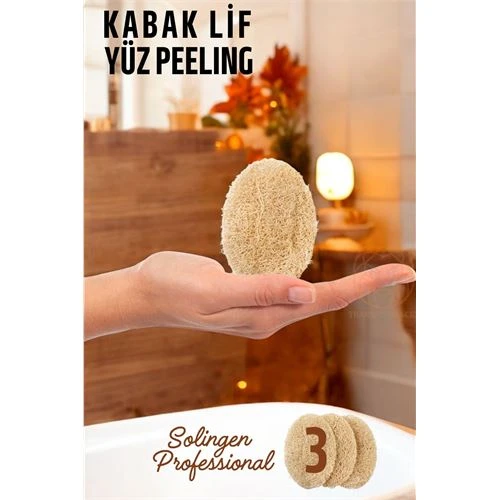 ModaCar Yüz Peeling Kabak Lifi 3 adet Solingen Professional