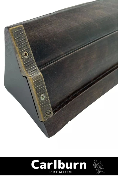 Özel Üretim Vip Çantalı Büyük Boy Istakalı Eğlence Hobi Oyun 101 Ağaç Orijinal Ağaç Oval Okey Takımı - 3