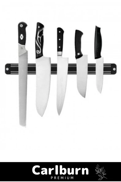 Özel Üretim Duvara Kolay Monte Mutfak Banyo Yazlık Mıknatıslı Bıçak Askısı 55 Cm - 2