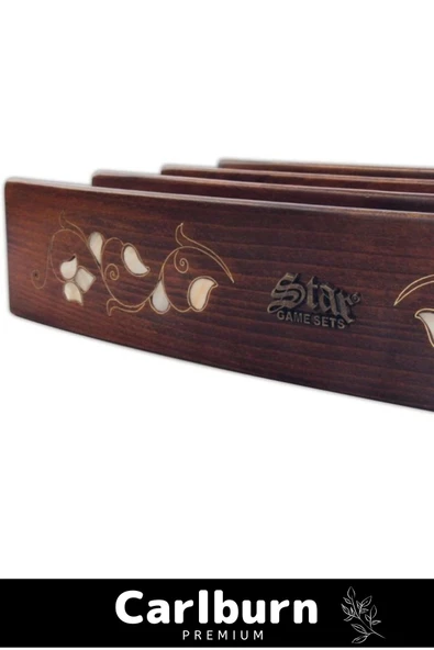 Özel Üretim Vip Büyük Boy Istakalı Eğlence Hobi Oyun 101 Ağaç Orijinal Sedef Oval Okey Takımı - 2