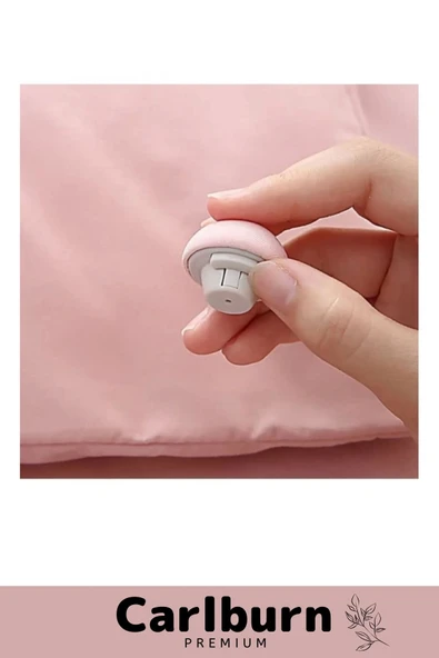 Premium Yorgan Kayma Önleyici Perde Tül Çarşaf Düzenli Tutma Nevresim Sabitleme Seti 12 Adet Klips - 2